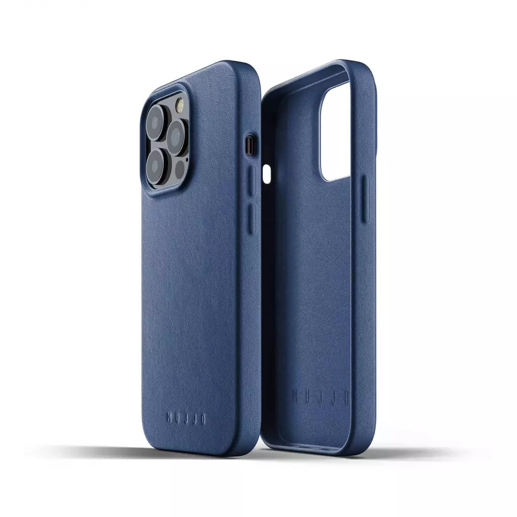 Чехол для моб. телефона Mujjo Apple iPhone 13 Pro Full Leather, Monaco Blue (MUJJO-CL-015-BL) Чехол для моб. телефона Mujjo Apple iPhone 13 Pro Full Leather, Monaco Blue (MUJJO-CL-015-BL)