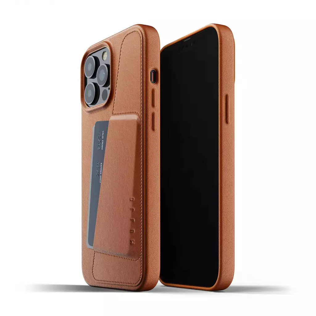 Чехол для моб. телефона Mujjo Apple iPhone 13 Pro Max Wallet Full Leather, Tan (MUJJO-CL-018-TN) - 1