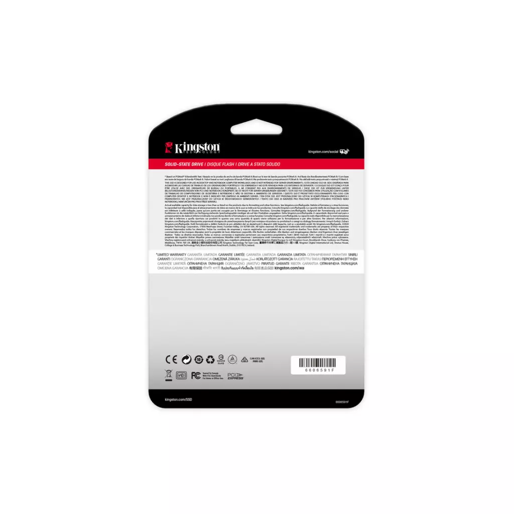 Накопитель SSD M.2 2280 250GB Kingston (SNVS/250G) - 3