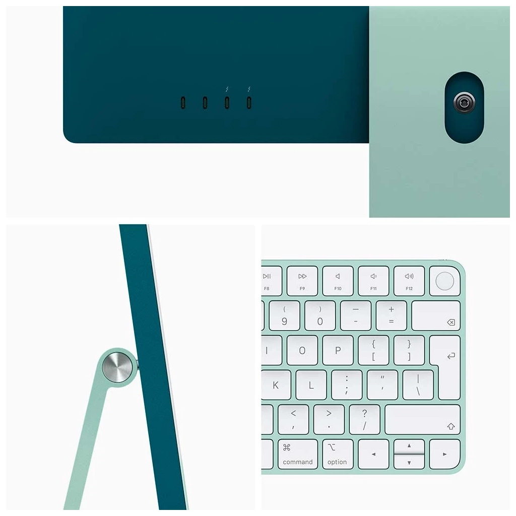 Компьютер Apple A2438 24" iMac Retina 4.5K / Apple M1 / Green (MGPJ3UA/A) - 3 Компьютер Apple A2438 24" iMac Retina 4.5K / Apple M1 / Green (MGPJ3UA/A) - 3
