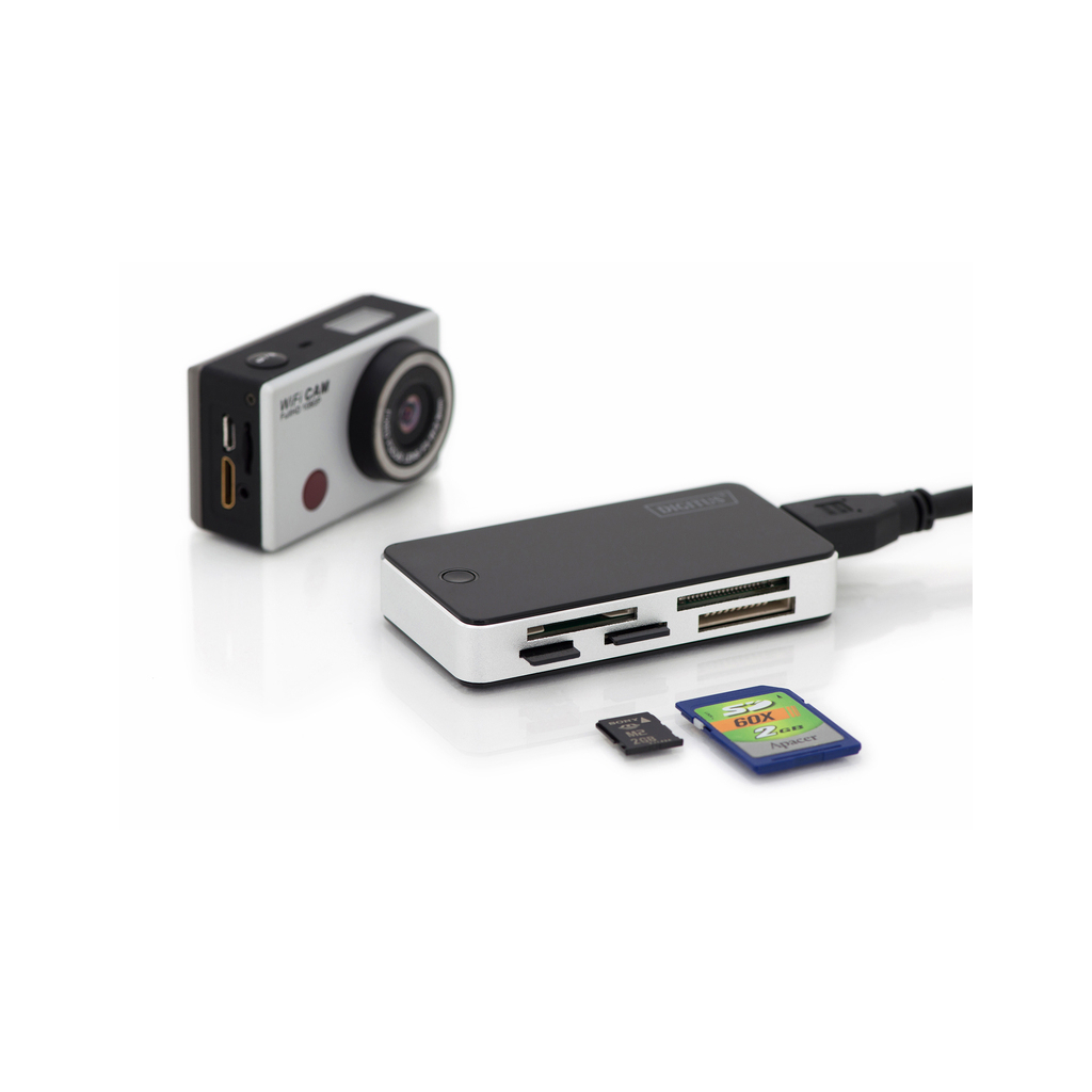 Считыватель флеш-карт Digitus USB 3.0 All-in-one (DA-70330-1) - 5 Считыватель флеш-карт Digitus USB 3.0 All-in-one (DA-70330-1) - 5