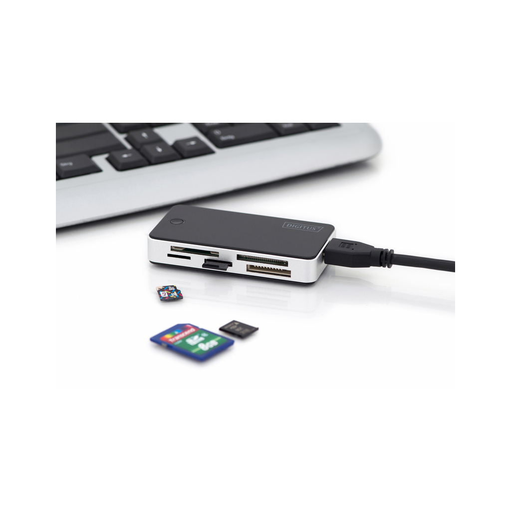 Считыватель флеш-карт Digitus USB 3.0 All-in-one (DA-70330-1) - 7 Считыватель флеш-карт Digitus USB 3.0 All-in-one (DA-70330-1) - 7
