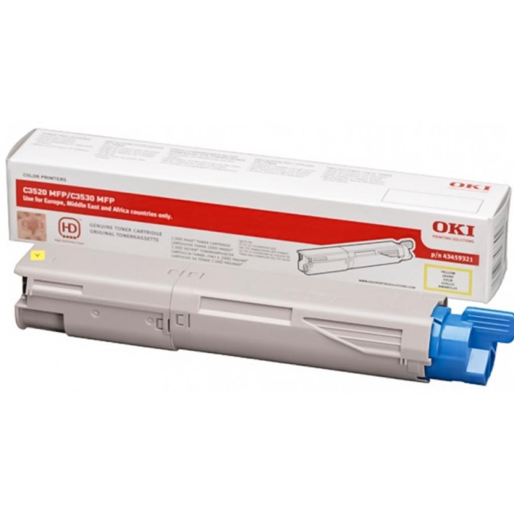 Тонер-картридж OKI C3500/C3520MFP/C3530MFP Yellow (43459333) Тонер-картридж OKI C3500/C3520MFP/C3530MFP Yellow (43459333)