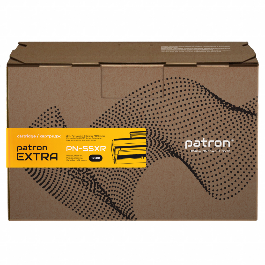 Картридж Patron HP LJP3015 Extra (PN-55XR) - 1 Картридж Patron HP LJP3015 Extra (PN-55XR) - 1