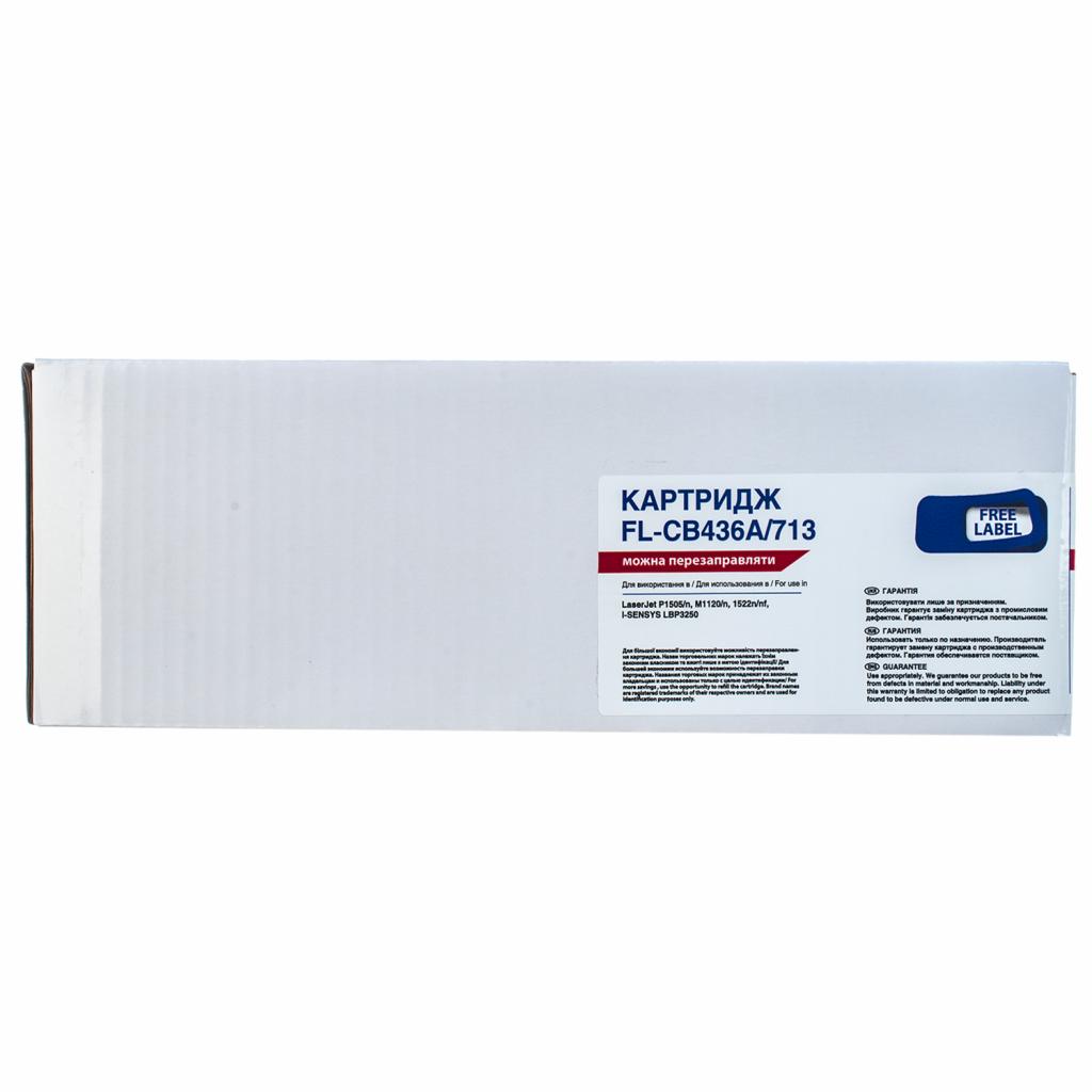 Картридж FREE Label HP LJ CB436A/CANON 713 (FL-CB436A/713) - 1 Картридж FREE Label HP LJ CB436A/CANON 713 (FL-CB436A/713) - 1