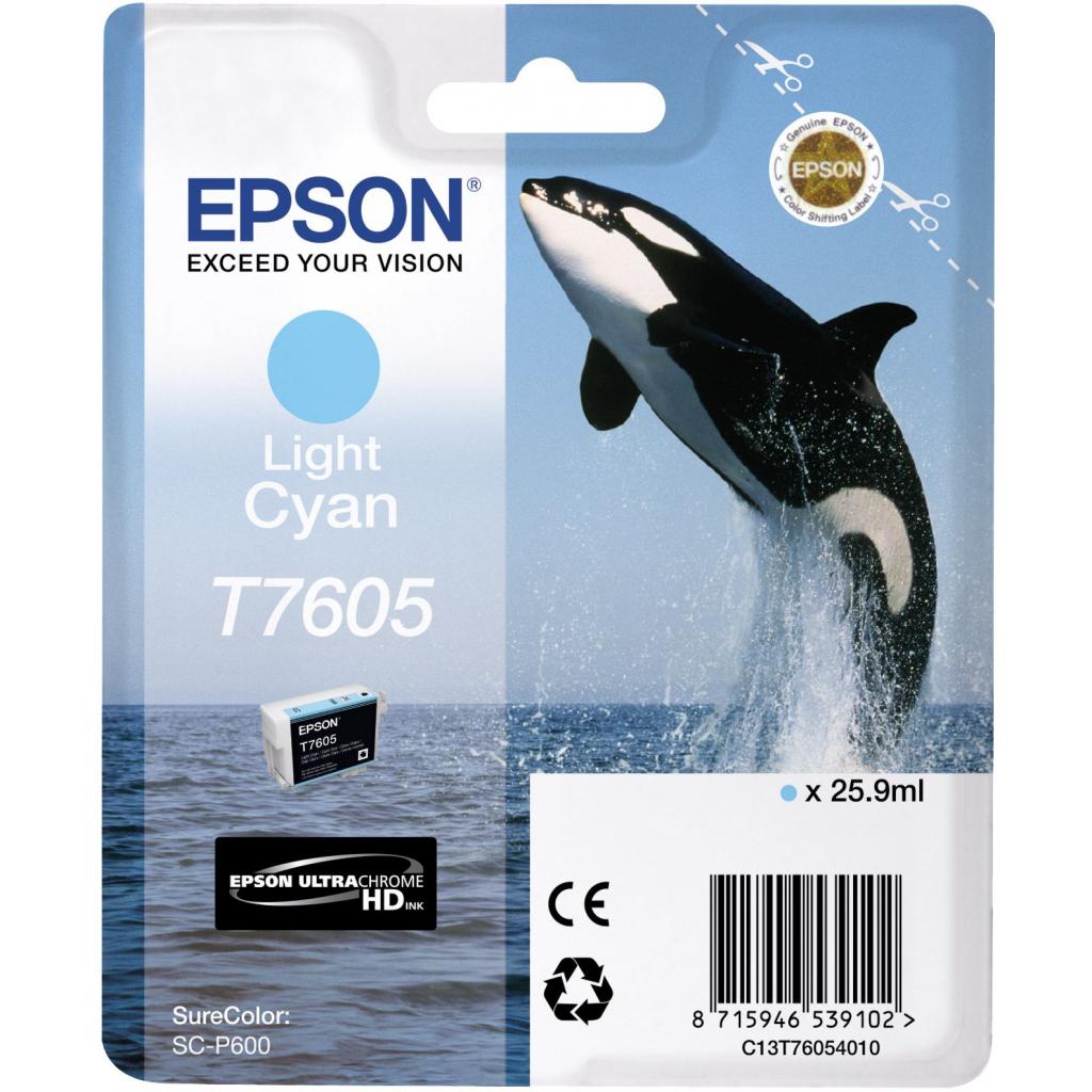 Картридж Epson SureColor SC-P600 light cyan (C13T76054010)