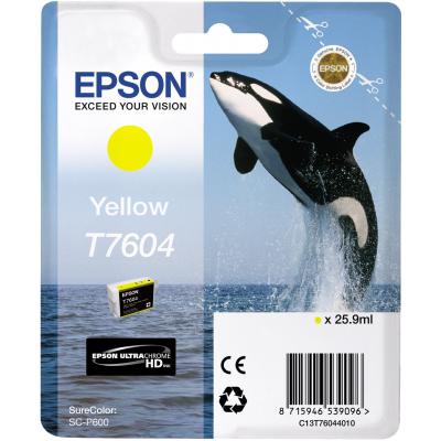 Картридж Epson SureColor SC-P600 yellow (C13T76044010)