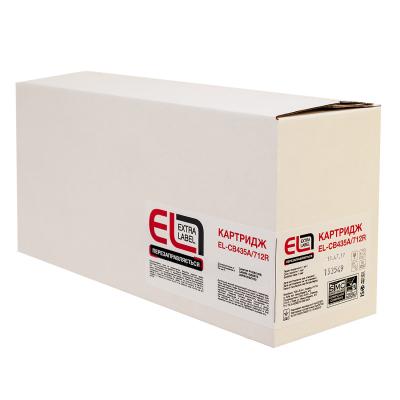 Картридж Extra label HP LJ CB435A/CANON 712 (EL-CB435A/712R) - 1