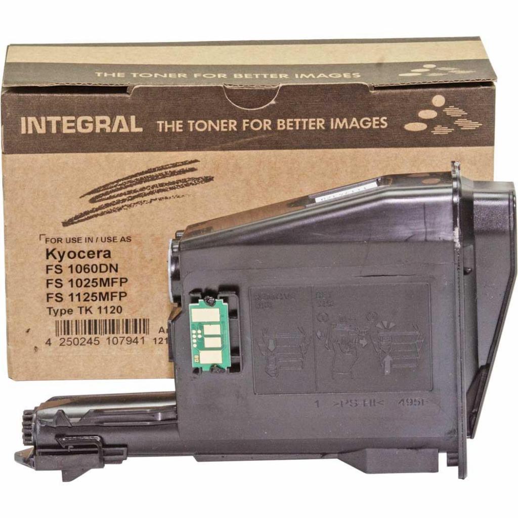 Тонер-картридж Integral Kyocera TK-1110 +Chip, 2.5К (12100119)