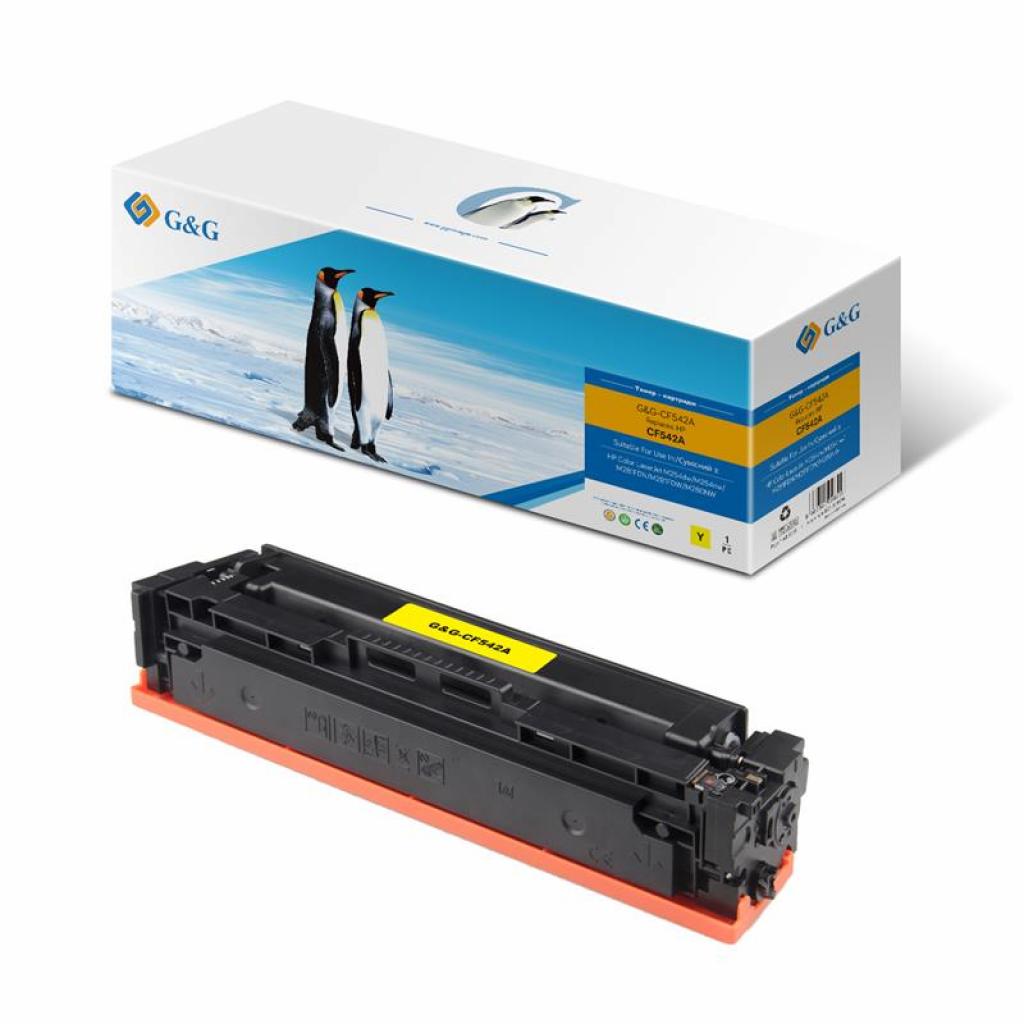 Картридж G&G для HP CLJ M280/M281/M254 Yellow 1.3K (G&G-CF542A) Картридж G&G для HP CLJ M280/M281/M254 Yellow 1.3K (G&G-CF542A)