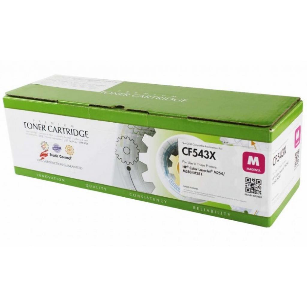 Картридж Static Control HP CLJ CF543X (203X) 2500ст magenta (002-01-SF543X) Картридж Static Control HP CLJ CF543X (203X) 2500ст magenta (002-01-SF543X)