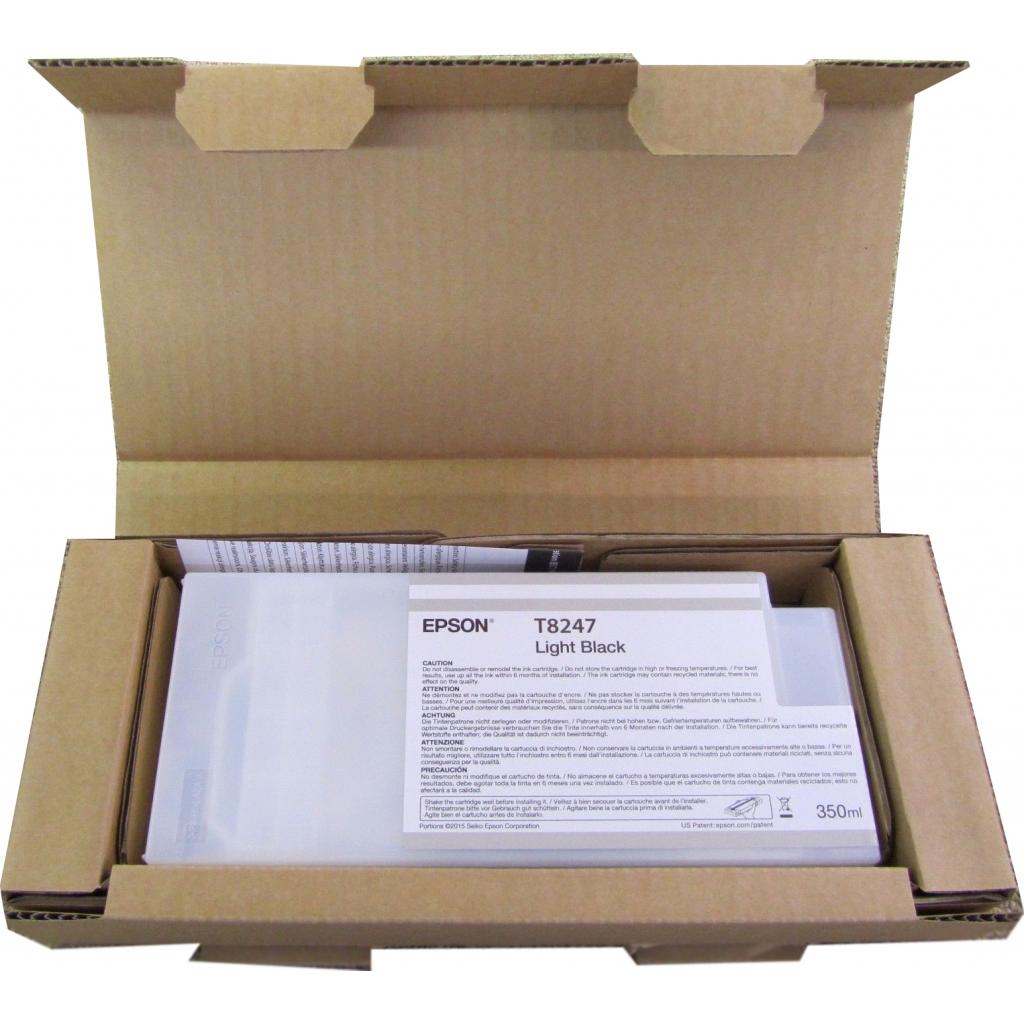 Картридж Epson SureColor SC-P6000/P7000/P8000/P9000 Light Black 350мл (C13T824700) - 1
