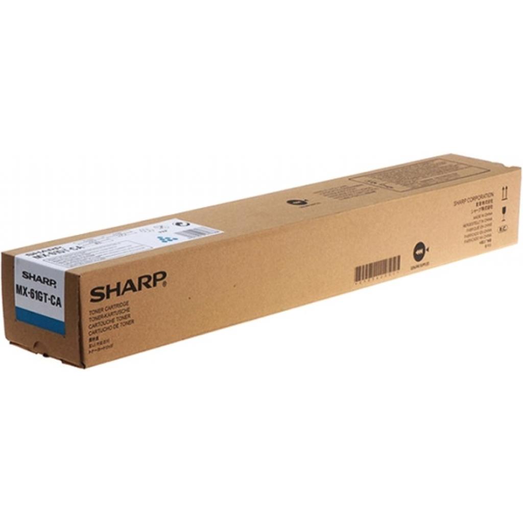 Картридж Sharp MX 61GT Cyan 12K (MX61GTCB) Картридж Sharp MX 61GT Cyan 12K (MX61GTCB)