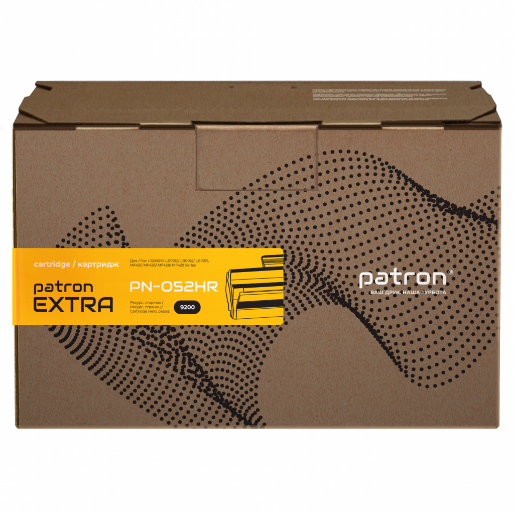 Картридж Patron CANON 052H Extra (PN-052HR) - 1 Картридж Patron CANON 052H Extra (PN-052HR) - 1