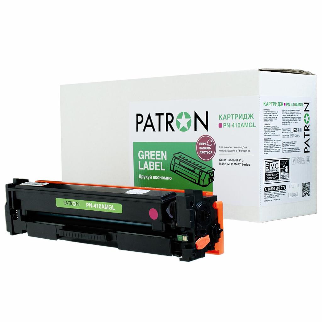 Картридж Patron HP CLJ CF413A, для Pro M452/M477 Magenta, GREEN Label (PN-410AMGL) Картридж Patron HP CLJ CF413A, для Pro M452/M477 Magenta, GREEN Label (PN-410AMGL)