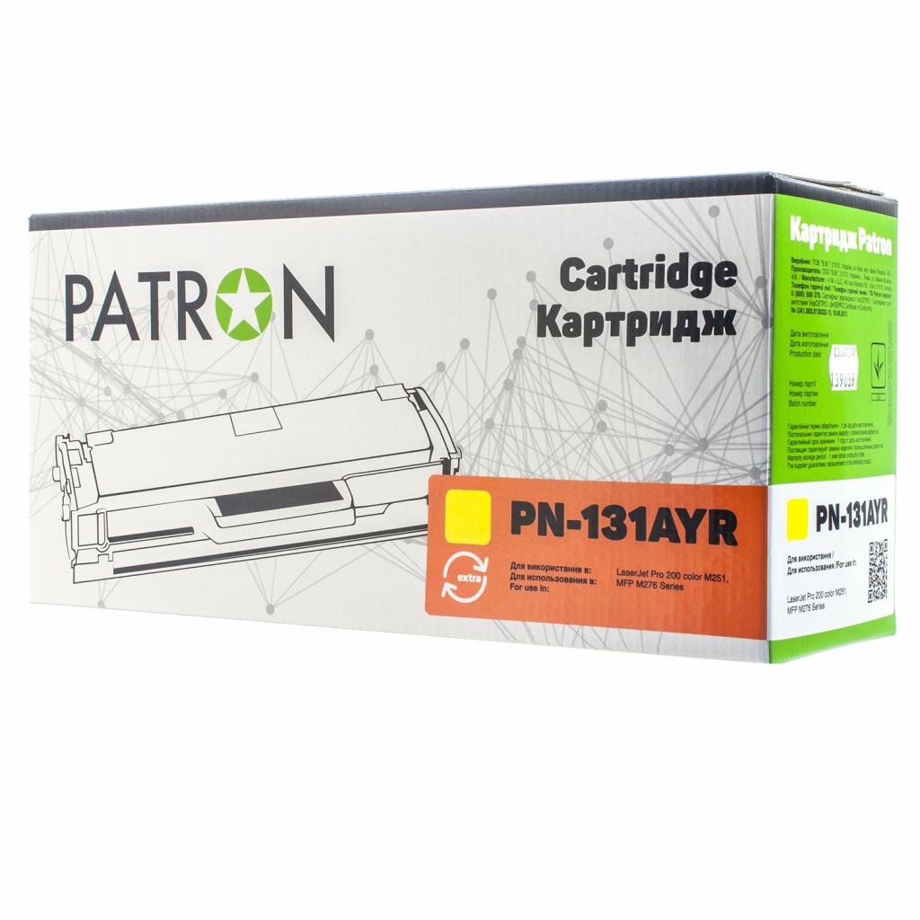 Картридж Patron HP CLJ CF212A для M251/M276 Yellow, Extra (PN-131AYR) Картридж Patron HP CLJ CF212A для M251/M276 Yellow, Extra (PN-131AYR)