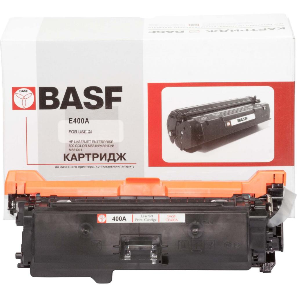 Картридж BASF HP LJ Enterprise 500 Color M551n/dn/xh/CE400A Black (KT-CE400A)