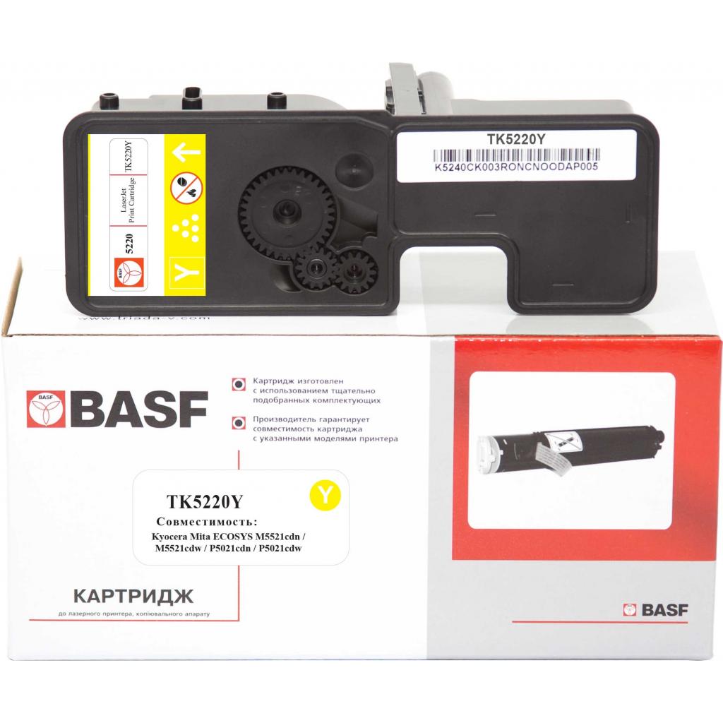 Тонер-картридж BASF KYOCERA TK-5220Y 1T02R9ANL1 Yellow (BASF-KT-1T02R9ANL1)
