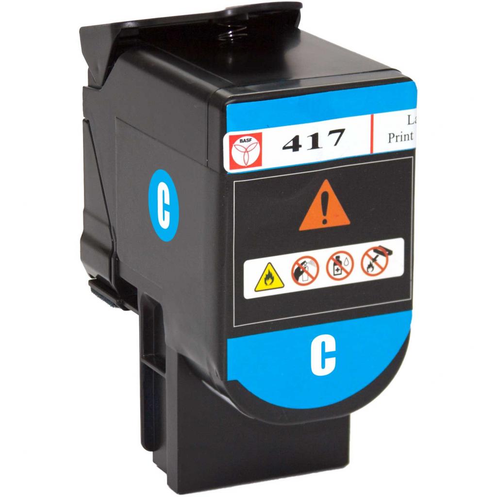 Тонер-картридж BASF Lexmark CS417dn 71B0H20 Cyan (BASF-KT-71B0H20) - 2 Тонер-картридж BASF Lexmark CS417dn 71B0H20 Cyan (BASF-KT-71B0H20) - 2