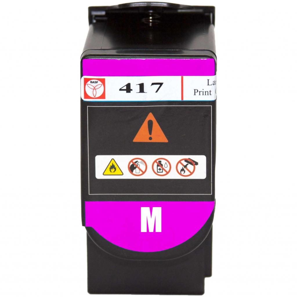 Тонер-картридж BASF Lexmark CS417dn 71B0H30 Magenta (BASF-KT-71B0H30) - 1