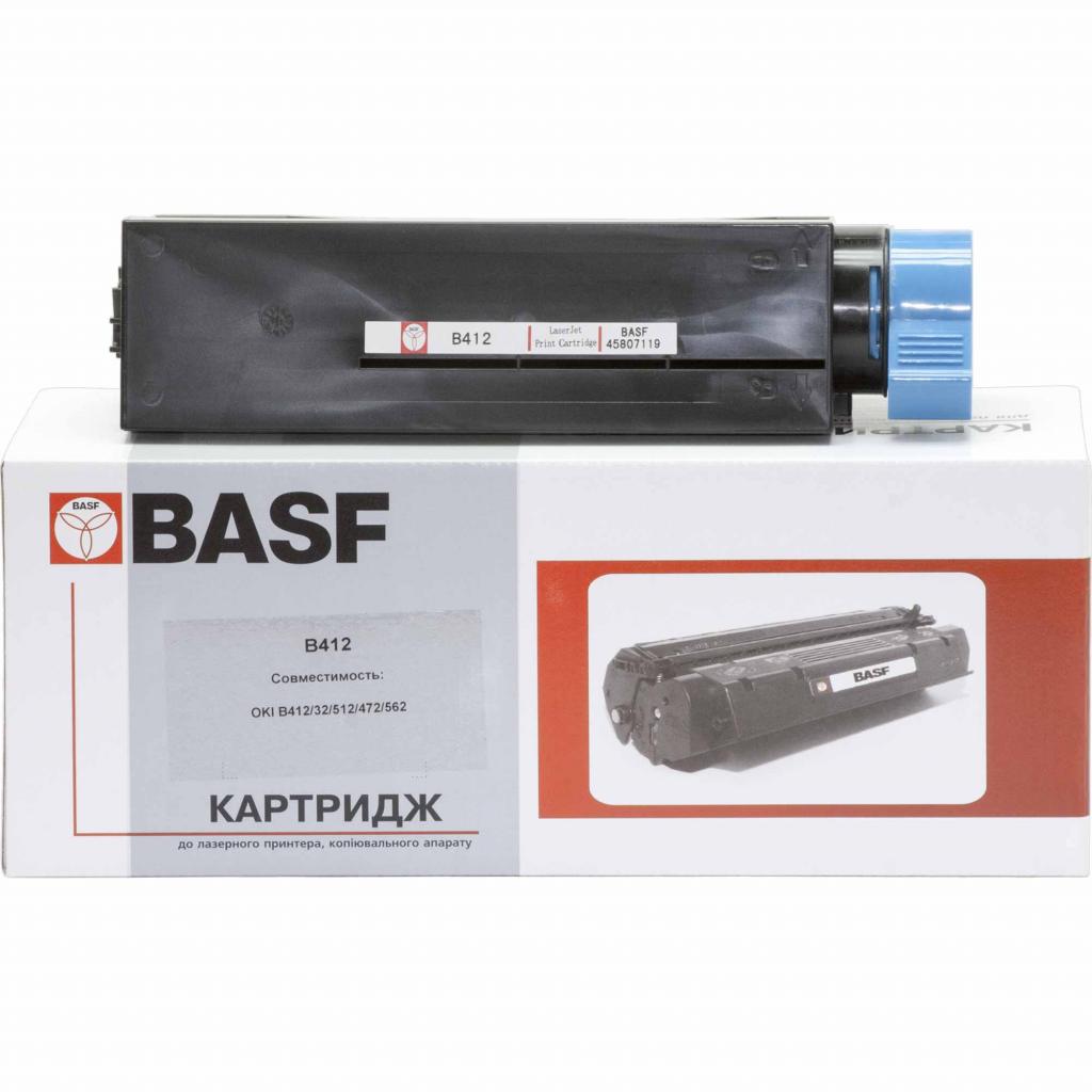 Тонер-картридж BASF OKI B412/B432/B512 , 445807119 (KT-B412-45807119)