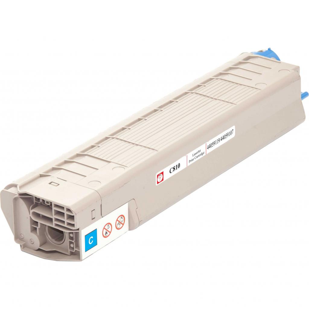 Тонер-картридж BASF OKI C810 Cyan 44059119/44059107 (KT-C810C) - 2 Тонер-картридж BASF OKI C810 Cyan 44059119/44059107 (KT-C810C) - 2