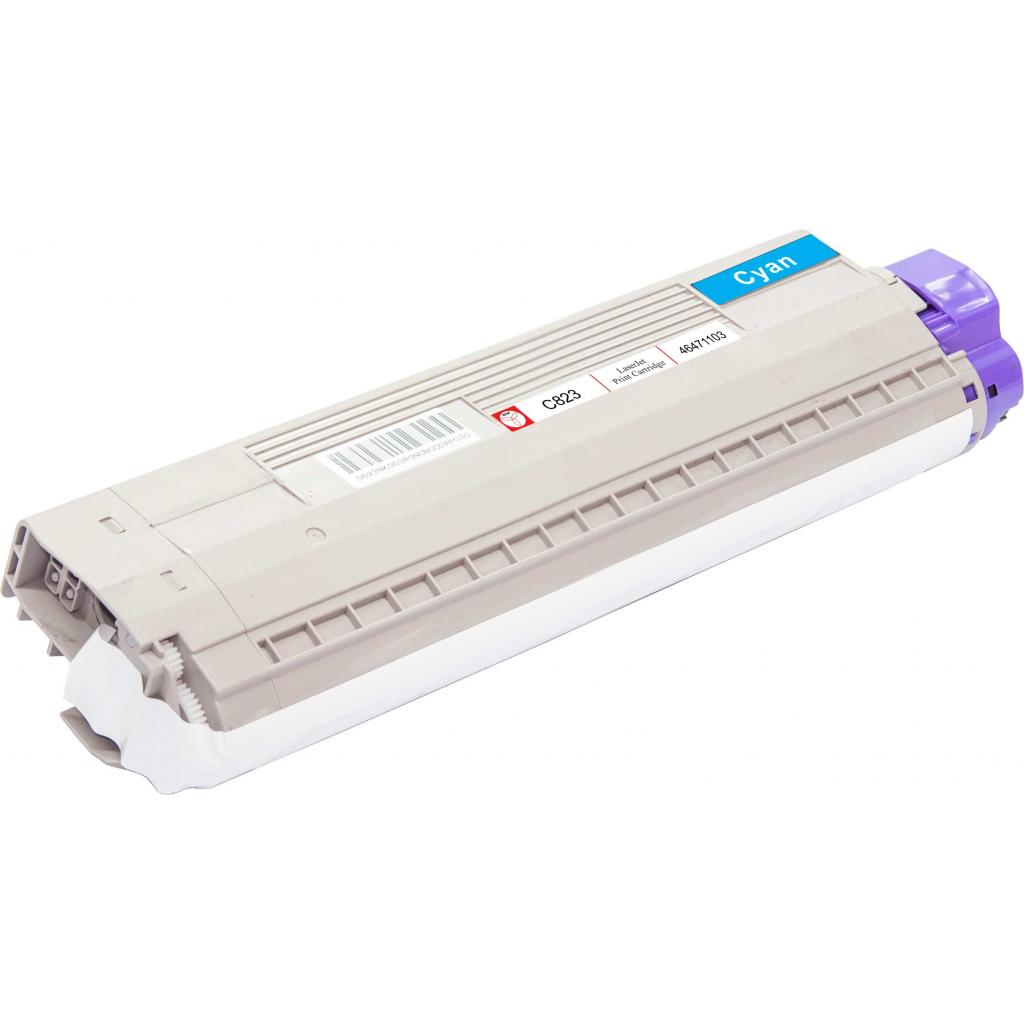 Тонер-картридж BASF OKI C822/823/833dn Cyan 46471103 (KT-46471103) - 2