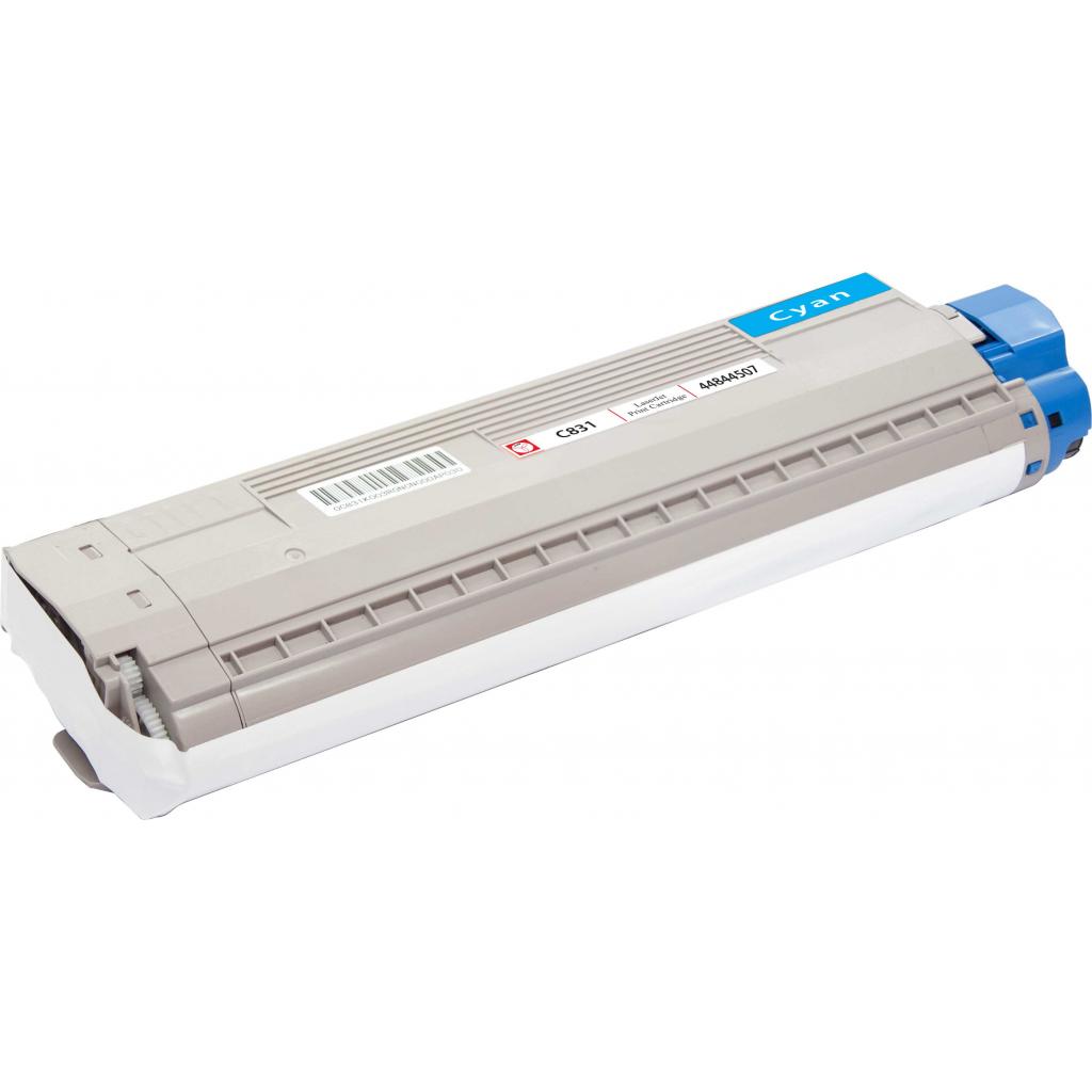 Тонер-картридж BASF OKI C831/841 Cyan, 44844507 (KT-44844507) - 2