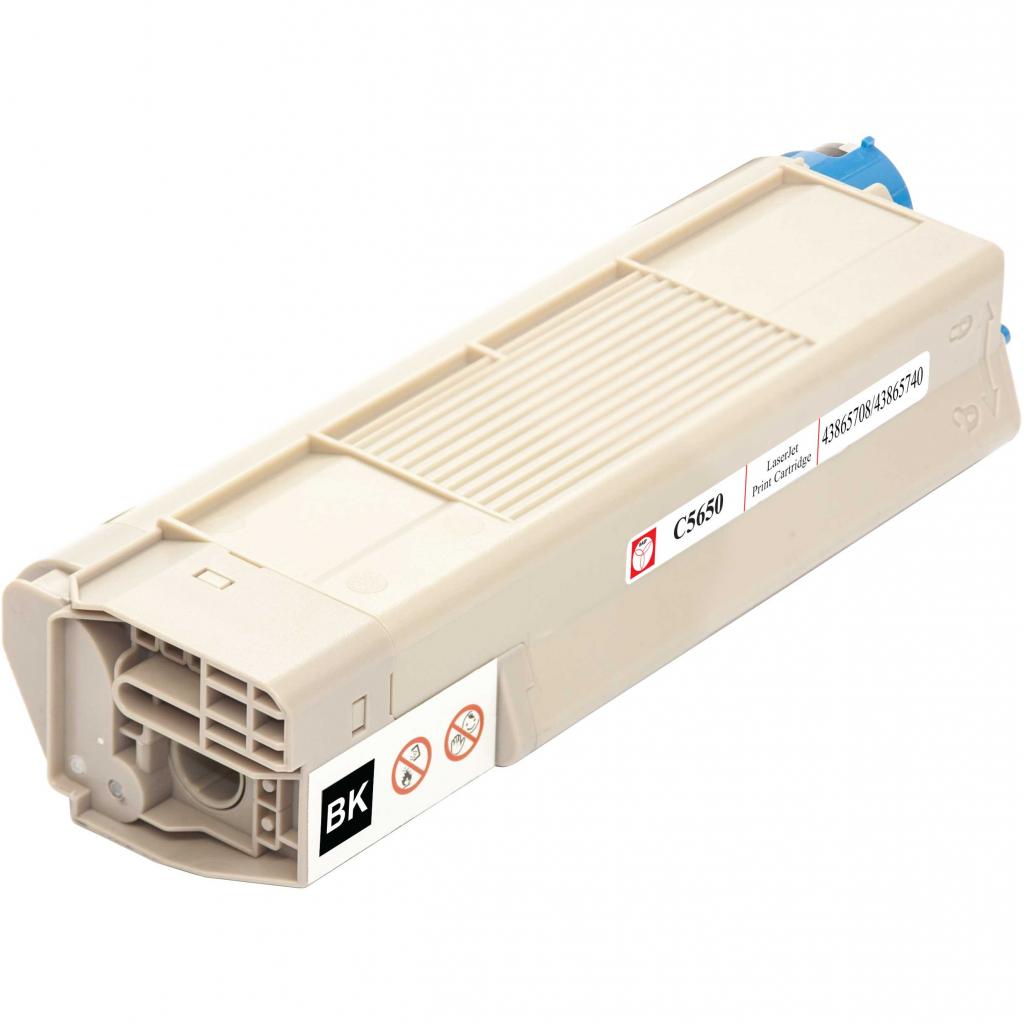 Тонер-картридж BASF OKI C5650/5750 Black 43865740/43865740 (KT-C5650K) - 2
