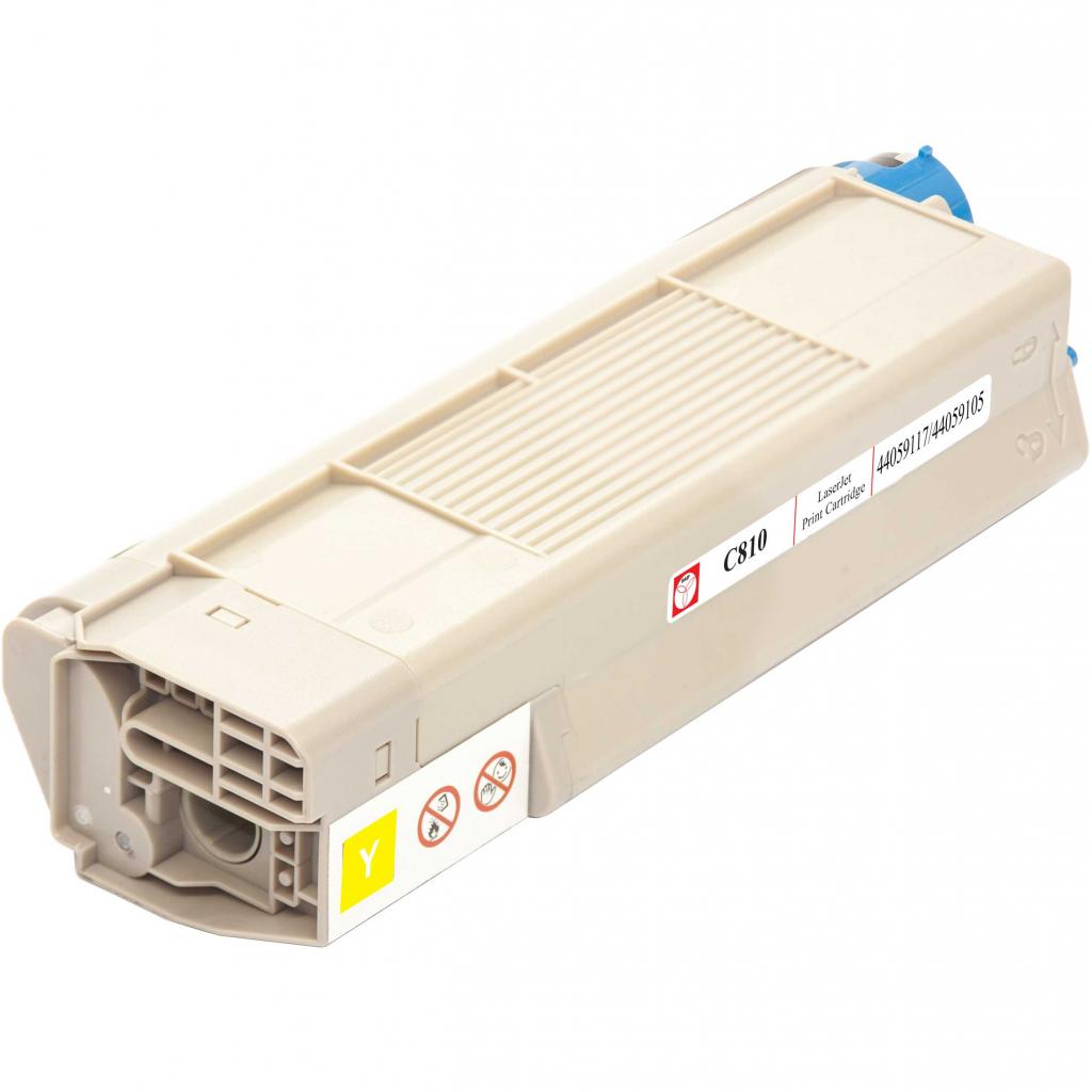 Тонер-картридж BASF OKI C5650/5750 Yellow 43872305/43872321 (KT-C5650Y) - 2