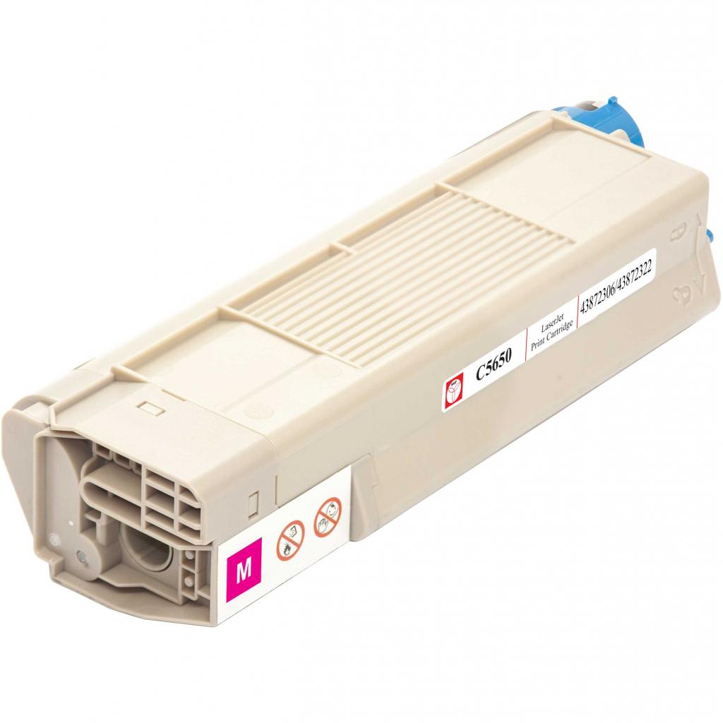 Тонер-картридж BASF OKI C5650/5750 Magenta 43872306/43872322 (KT-C5650M) - 2 Тонер-картридж BASF OKI C5650/5750 Magenta 43872306/43872322 (KT-C5650M) - 2