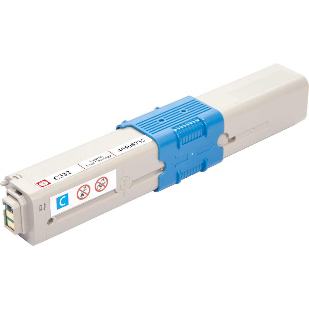 Тонер-картридж BASF OKI C332/MC363 Cyan 46508735 (KT-46508735) - 2