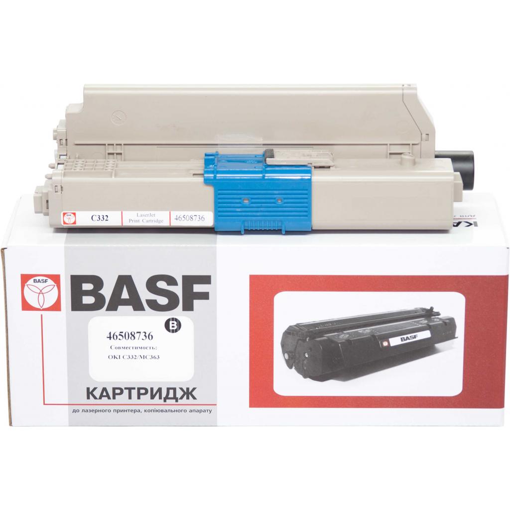 Тонер-картридж BASF OKI C332/MC363 Black 46508736 (KT-46508736)