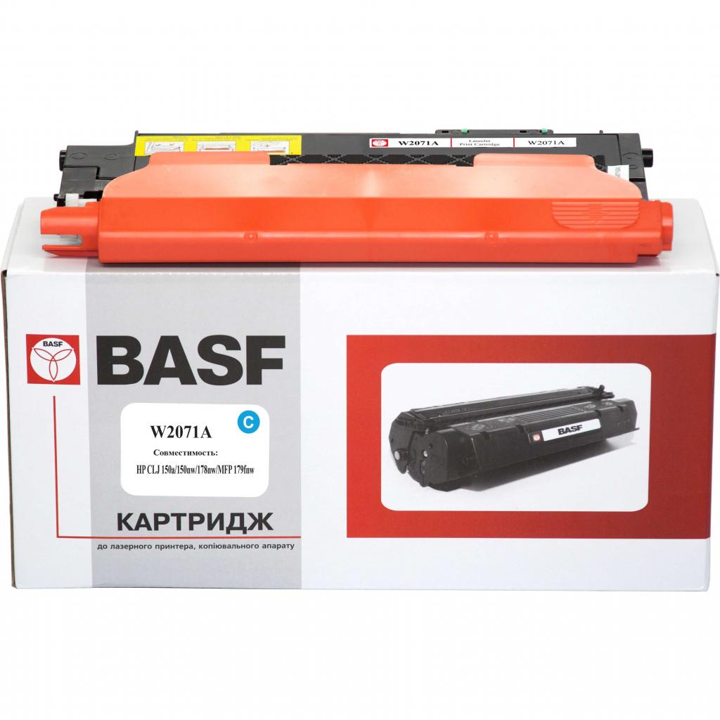 Тонер-картридж BASF HP CLJ 150/178/179, Cyan, without chip (BASF-KT-W2071A-WOC)