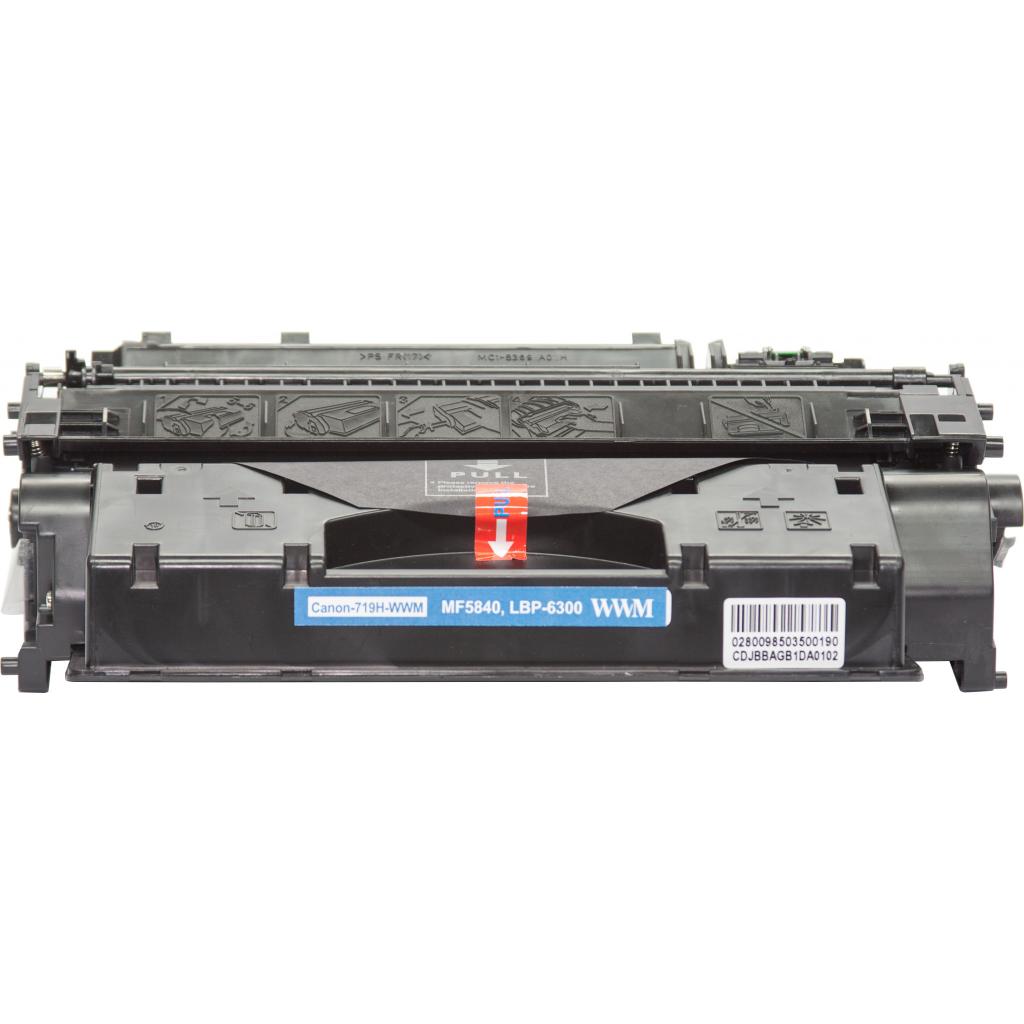 Тонер-картридж WWM Canon MF5840, LBP-6300 Black (Canon-719H-WWM) - 1