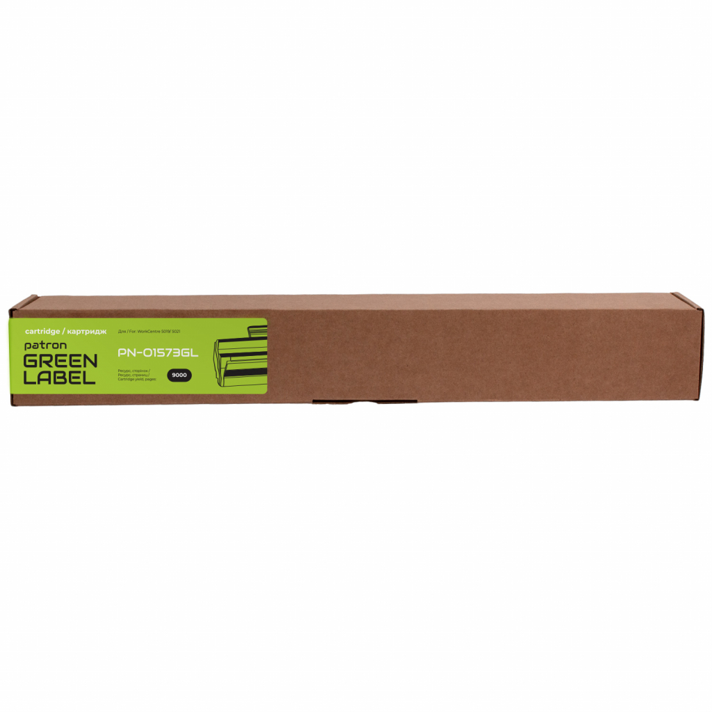 Тонер-картридж Patron XEROX WC5019/5021,006R01573, GREEN Label (PN-01573GL) - 1 Тонер-картридж Patron XEROX WC5019/5021,006R01573, GREEN Label (PN-01573GL) - 1