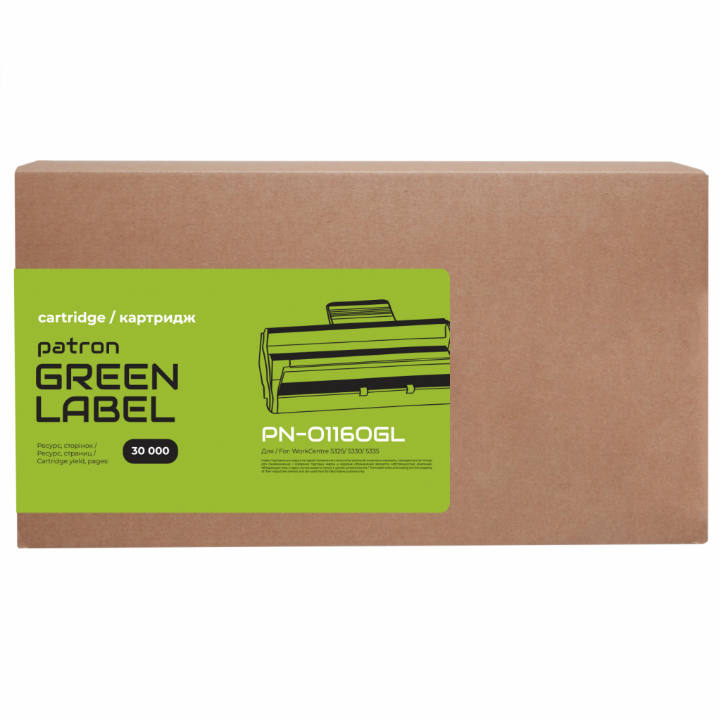 Тонер-картридж Patron Xerox 006R01160 Green Label (PN-01160GL) - 1