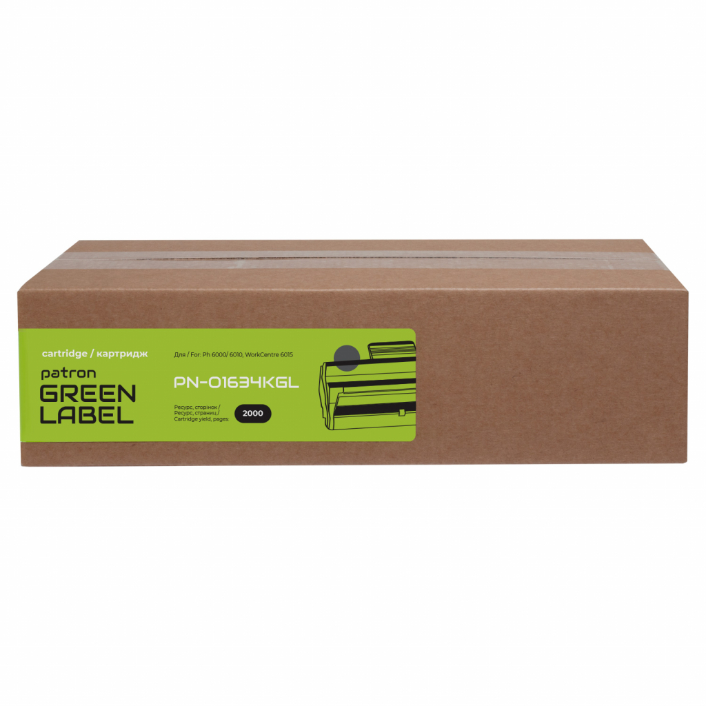 Тонер-картридж Patron Xerox 106R01634 Green Label, Black (PN-01634KGL) - 1 Тонер-картридж Patron Xerox 106R01634 Green Label, Black (PN-01634KGL) - 1