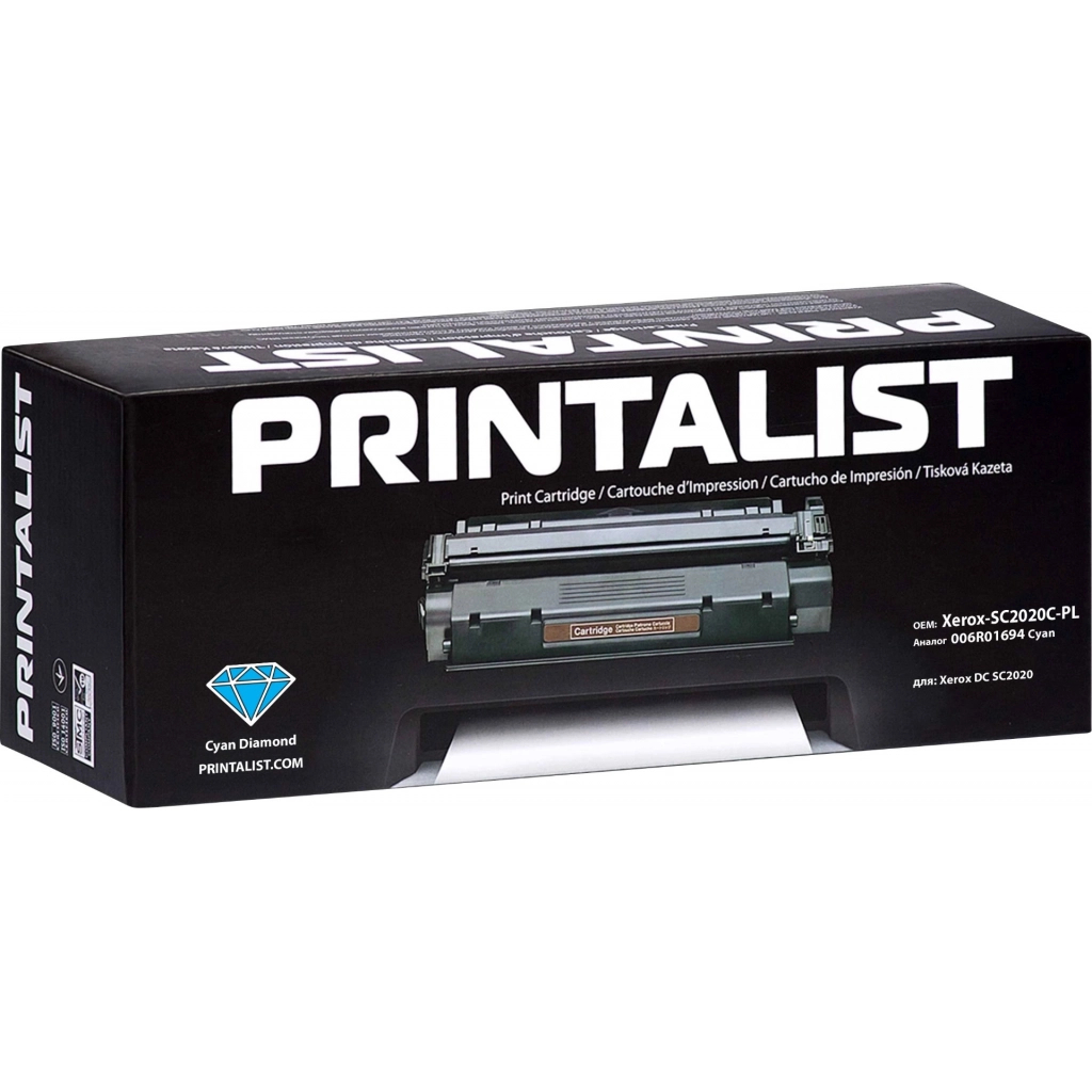 Картридж Printalist Xerox DC SC2020/ 006R01694 Cyan (Xerox-SC2020C-PL) - 1 Картридж Printalist Xerox DC SC2020/ 006R01694 Cyan (Xerox-SC2020C-PL) - 1