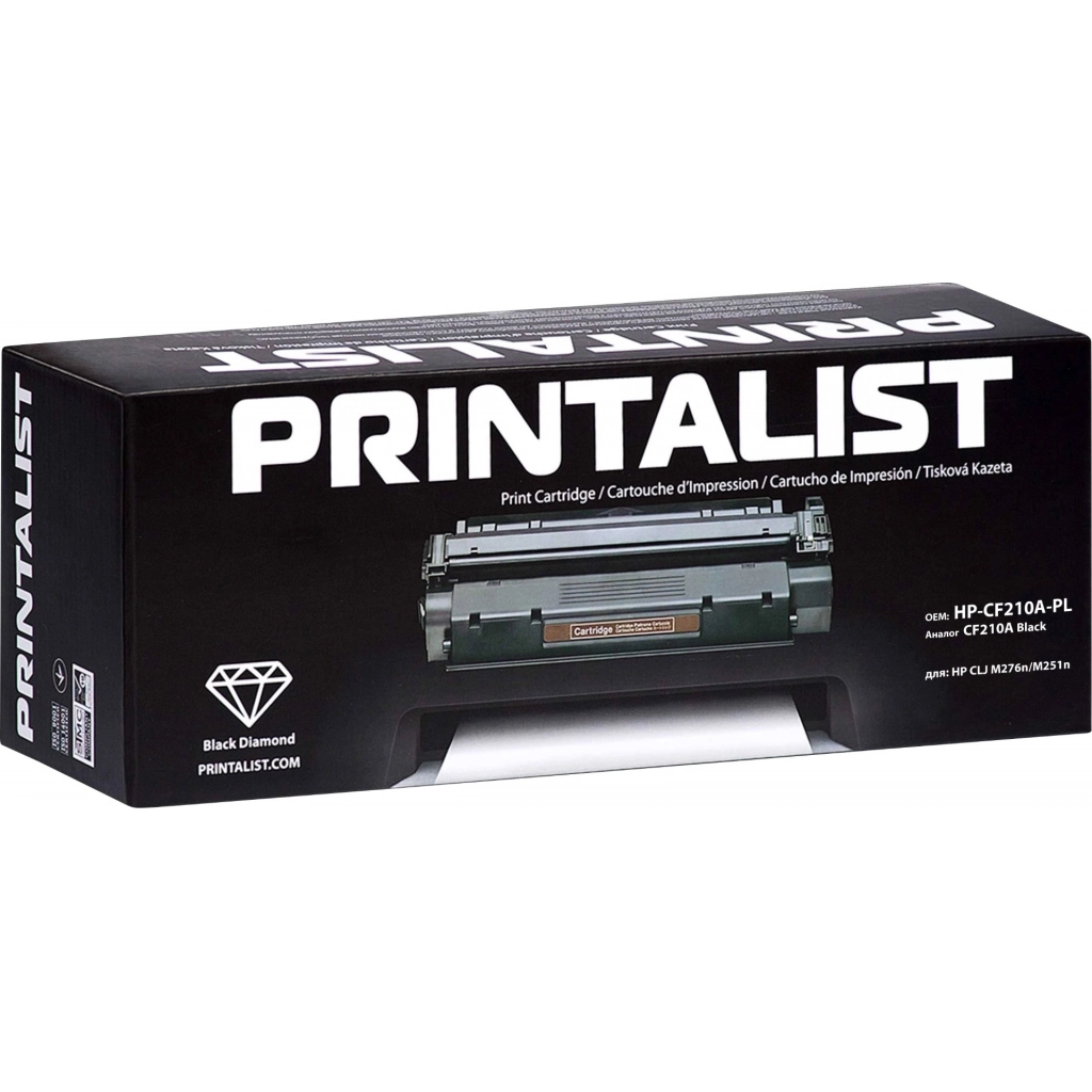 Картридж Printalist HP CLJ M276n/M251n/ CF210A Black (HP-CF210A-PL) - 1 Картридж Printalist HP CLJ M276n/M251n/ CF210A Black (HP-CF210A-PL) - 1