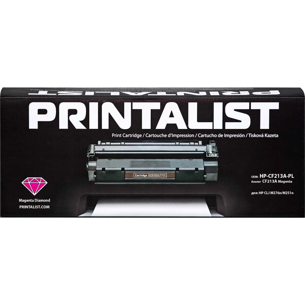 Картридж Printalist HP CLJ M276n/M251n/ CF213A Magenta (HP-CF213A-PL) Картридж Printalist HP CLJ M276n/M251n/ CF213A Magenta (HP-CF213A-PL)