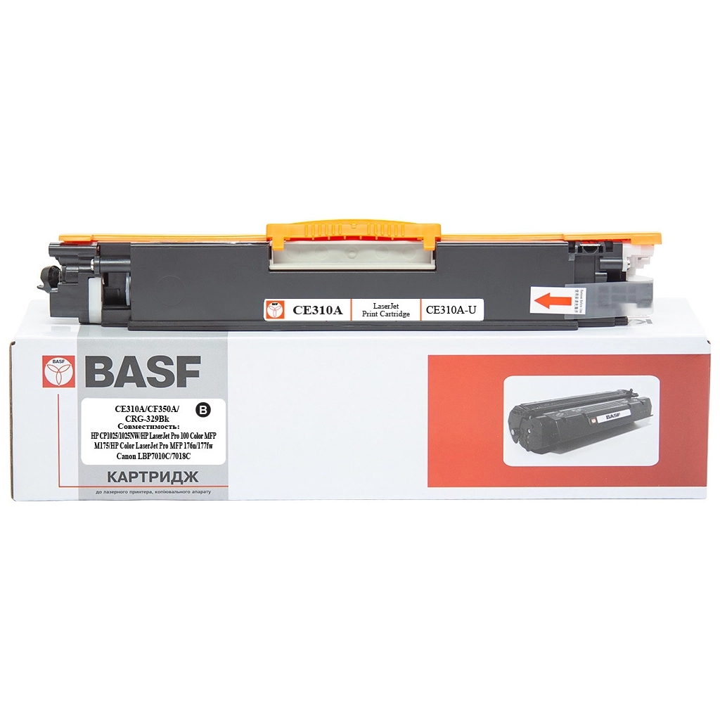 Картридж BASF HP CP1025/CE310A/CF350A, Canon329Bk Black (BASF-KT-CE310A-U) Картридж BASF HP CP1025/CE310A/CF350A, Canon329Bk Black (BASF-KT-CE310A-U)