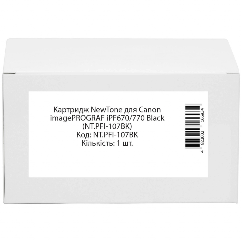 Картридж NewTone Canon imagePROGRAF iPF670/770 Black (NT.PFI-107BK) Картридж NewTone Canon imagePROGRAF iPF670/770 Black (NT.PFI-107BK)