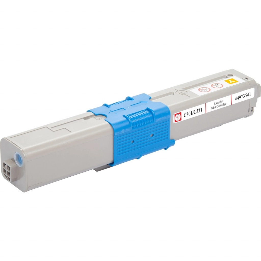 Тонер-картридж BASF OKI C301/C321/MC332/MC342/ 44973541 Yellow (KT-44973541) - 1 Тонер-картридж BASF OKI C301/C321/MC332/MC342/ 44973541 Yellow (KT-44973541) - 1