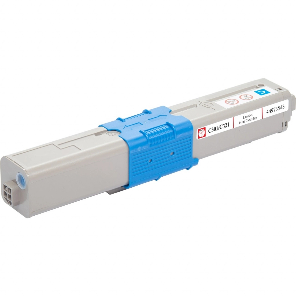 Тонер-картридж BASF OKI C301/C321/MC332/MC342/ 44973543 Cyan (KT-44973543) - 1 Тонер-картридж BASF OKI C301/C321/MC332/MC342/ 44973543 Cyan (KT-44973543) - 1