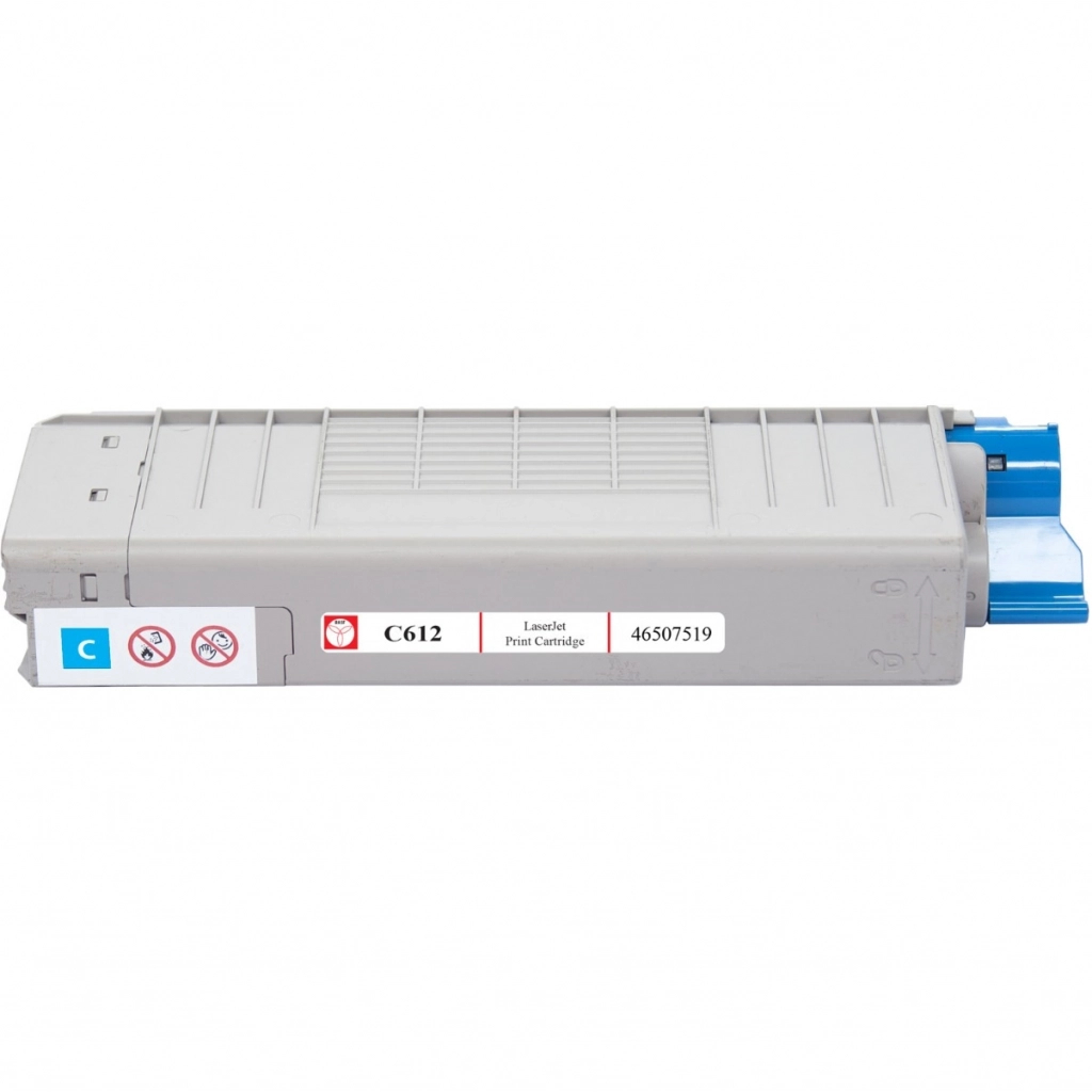Тонер-картридж BASF OKI C612/ 46507519 Cyan (KT-46507519) - 2 Тонер-картридж BASF OKI C612/ 46507519 Cyan (KT-46507519) - 2