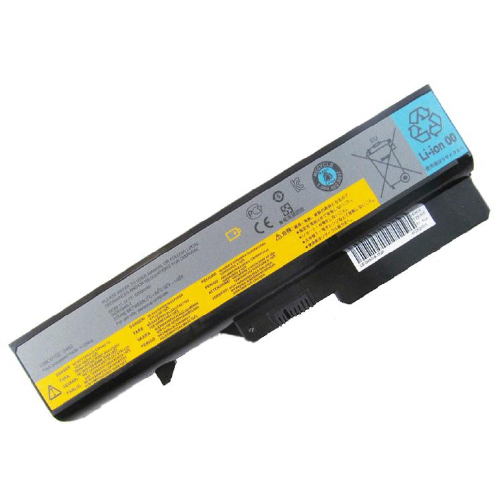Аккумулятор для ноутбука Lenovo IdeaPad G460 57Y6454, 5200mAh, 6cell, 11.1V, Li-ion, черная (A41481) - 1