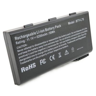 Аккумулятор для ноутбука MSI CX620 (BTY-L75) 5200 mAh Extradigital (BNM3956)