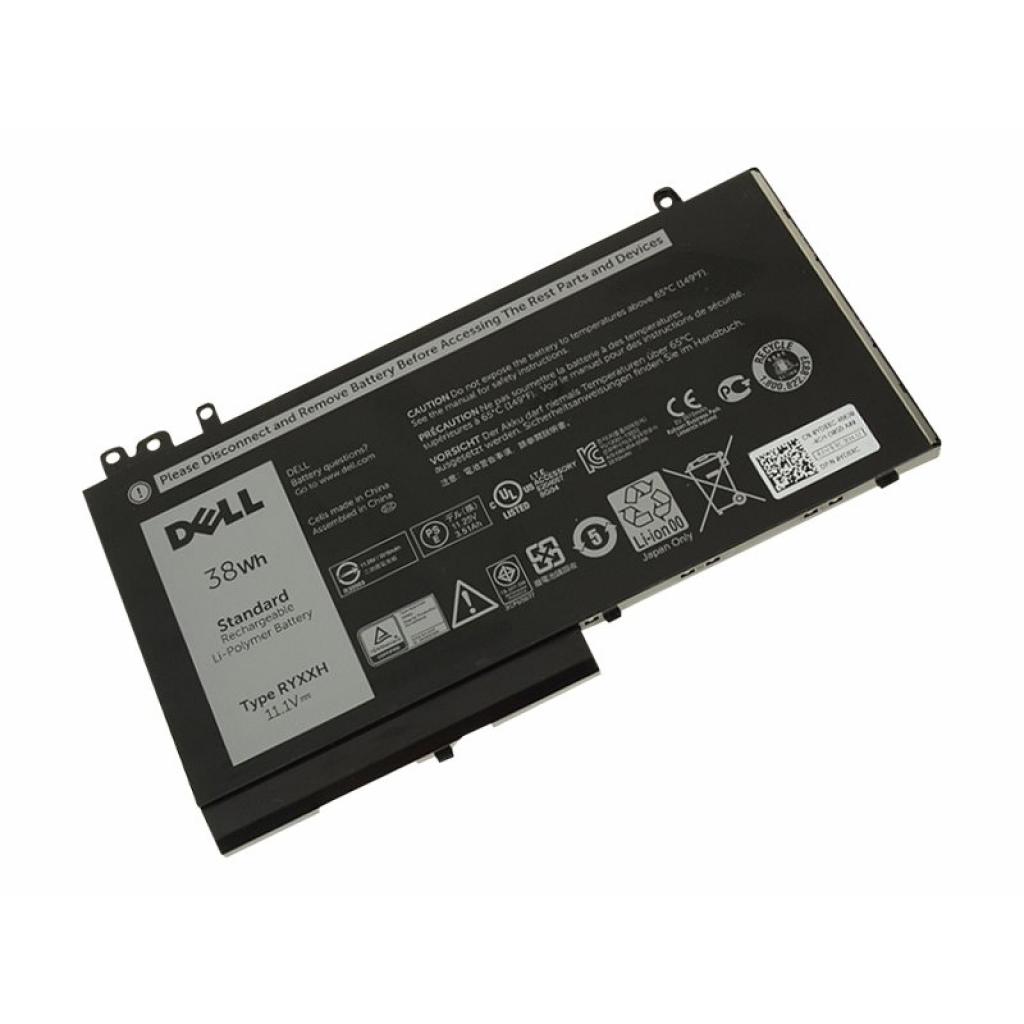 Аккумулятор для ноутбука Dell Dell Latitude E5250 RYXXH 38Wh 3cell 11.1V Li-ion (A47144) - 1