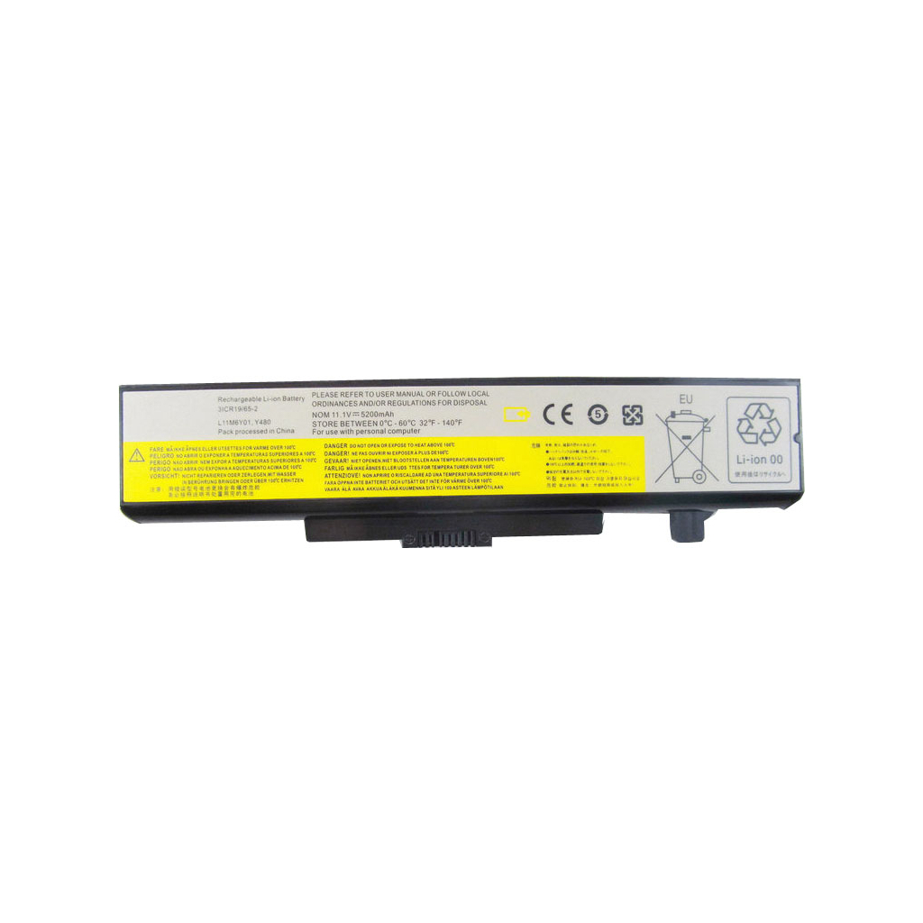 Аккумулятор для ноутбука AlSoft Lenovo IdeaPad Y480 L11N6Y01 5200mAh 6cell 11.1V Li-ion (A41717)